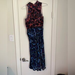 Anthropologie velvet dress